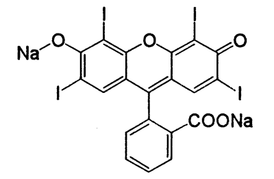 C.I.Food Red 14,C.I.45430,CAS 16423-68-0,879.86,C20H16I4Na2O5,Erithosine