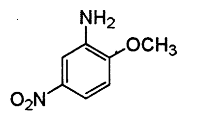 C.I.Azoic Diazo Component 13,C.I.37130,CAS 27165-17-9,168.15,C7H8N2O3,2-methoxy-5-nitrobenzenediazonium,Benzenediazonium, 2-methoxy-5-nitro-,Adisol Fast Scarlet Salt R,Daito Scarlet Base RC,Kako Scarlet R Base,Sanyo Scarlet RC Base,Tulabase Fast Scarlet RC,Fast scarlet RC Base,2-methoxy-5-nitroaniline HCL