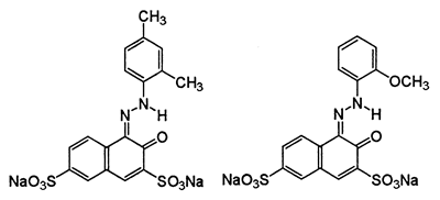 C.I.Acid Red 26:1,C.I.16151,CAS 8004-46-4,482.60/480.42,C17H12N2Na2O8S2/C18H14N2Na2O7S2