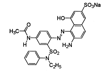 C.I.Acid Red 32,C.I.17065,CAS 6360-10-7,605.62,C26H24N5NaO7S2,Fast Light Rubine BL,Rubine BLA