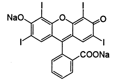 C.I.Acid Red 51,C.I.45430,CAS 16423-68-0,879.86,C20H6I4Na2O5,Erythrosine,Simacid Pink