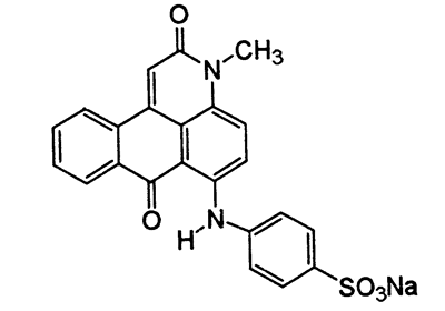 C.I.Acid Red 81,C.I.68200,CAS 6846-33-9,454.43,C23H15N2NaO5S