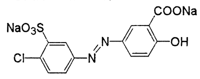 C.I.Acid Yellow 120,C.I.14007,CAS 6421-67-6,400.07,C13H7ClN2Na2O6S,Chromalan Yellow G