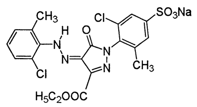 C.I.Acid Yellow 153,C.I.19230,CAS 6826-59-1,535.33,C20H17Cl2N4NaO6S,Acid Yellow GG