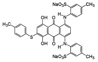 C.I.Acid Green 42,C.I.62575,CAS 6425-06-5,744.77,C35H26N2Na2O8S3,Alizarine Cyanine Green 3GW