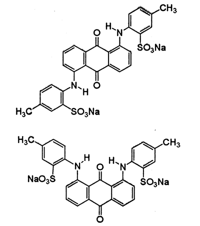 C.I.Acid Violet 34,C.I.61800/61710,CAS 6408-63-5,622.58,C28H20N2Na2O8S2,Caracid Alizarine Violet A Conc
