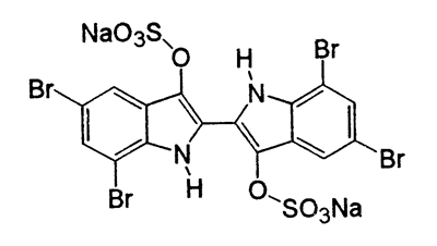 C.I.Solubilised Vat Blue 5,C.I.73066,CAS 2702-33-2,783.96,C16H6Br4N2Na2O8S2,Solubilised Vat Blue O4B,Algosol Blue O4B