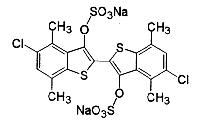 C.I.Solubilised Vat Violet 3,C.I.73396,CAS 10126-99-5,627.47,C20H14Cl2Na2O8S4,Arlindone Red Violet RF